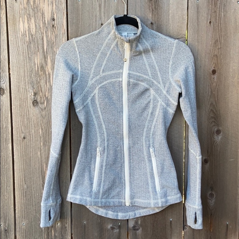 Lululemon Ghost Herringbone Define Jacket